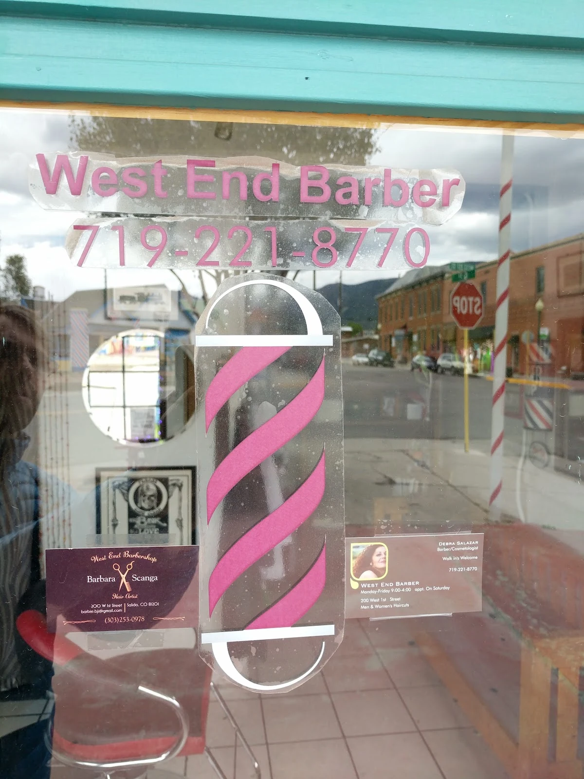 West End Barber shop exterior